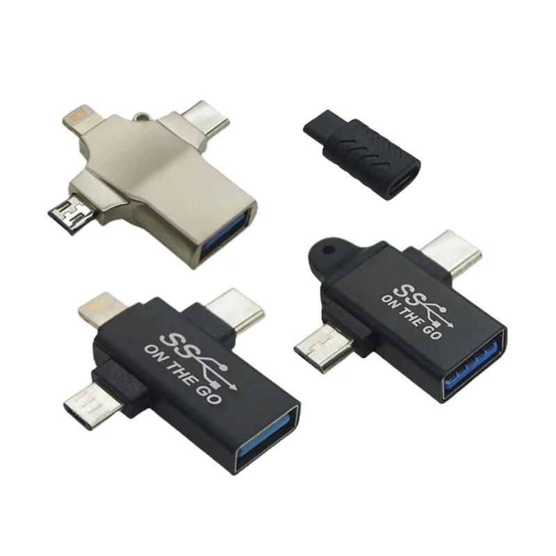 ũ USB Ʈ OTG , USB   ȯ, º ϵ ũ ̺,  C Ÿ, 3 in 1
